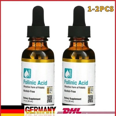 2X Folinic Acid Lion s Mane Speech Delay Bundle Autism 30ml Wellness Supplement
