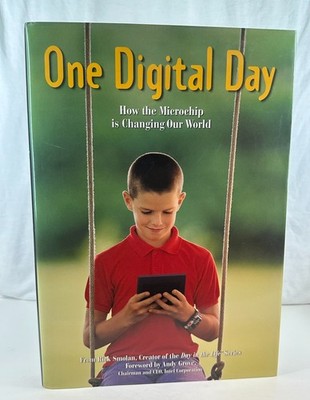 One Digital Day Rick Smolan 1998 HC Oversized Book GC Microchip Technology