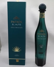 Patron El Alto EMPTY Bottle Tequila Mexico
