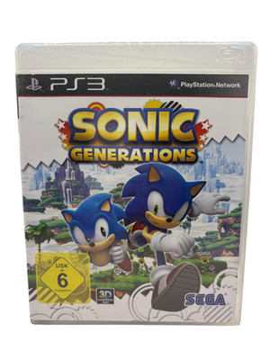 Sonic Generations (Sony PlayStation 3) PS3 guter Zustand mit Anleitung