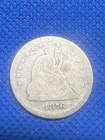 1876 S SEATED LIBERTY QUARTER #106