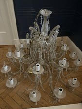 Beautiful extra large 18 Light Crystal Chandelier