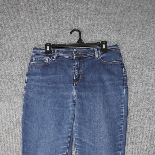 Levis 512 Perfectly Slimming Skinny Leg Jeans Womens 12 Blue Stretch Denim - Picture 2 of 9