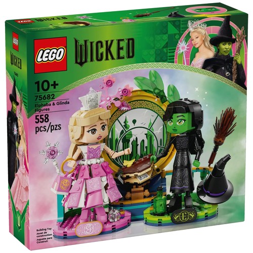 LEGO Wicked Elphaba & Glinda Figures Building Set #75682, 558 Piece - Picture 1 of 3