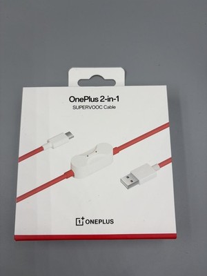 OnePlus 2-in-1 SUPERVOOC Ladekabel   80W, USB-A zu USB-C + Pogo Pin, 1,2 m
