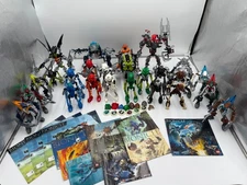 LEGO Bionicle lot, Maxilos and Spinax, Gadunka, Toa nuva and Mata and many more