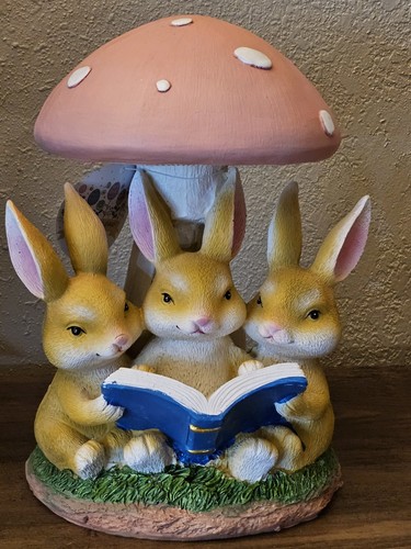 OSTERN FRÜHLING Hasen Lesebuch unter PILZ FIGUR TISCHDEKO - Bild 6 von 20