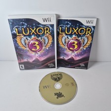 Luxor 3 Nintendo Wii Complete Tested W/ Manual MumboJumbo
