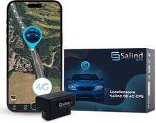 Salind 08 4G, OBD GPS Tracker, Localizzatore per Auto, Camion e Altri Veicoli