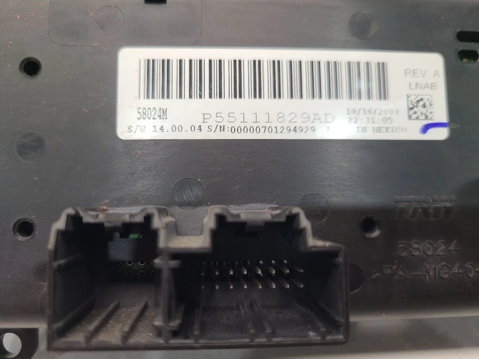 2008-09 Jeep Liberty Temperature Control - Manual W/ AC - Image 3 of 4