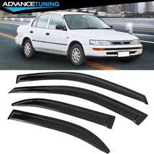 Fits 93-97 Toyota Corolla Sedan 4-door Acrylic Window Visors Sun Rain Guard 4pcs