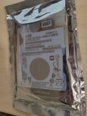 NEW Western Digital WD Black WD5000LPLX 500 GB 2.5 in SATA III Hard Drive