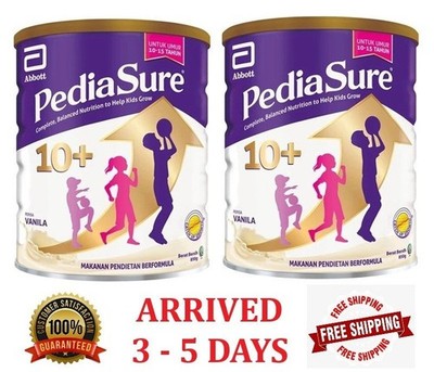 2 x Abbott Pedia Sure 10+ Optiheight Increase Height 10-15 Yrs Old  800g Vanilla