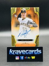 Paul Skenes /5 2024 Topps FIVE STAR RC Rookie On Card Auto Pirates Damaged /5