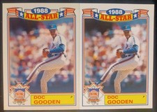 1989 TOPPS GLOSSY ALL STAR #21 (2) DWIGHT GOODEN NEW YORK METS NM/MT 02419