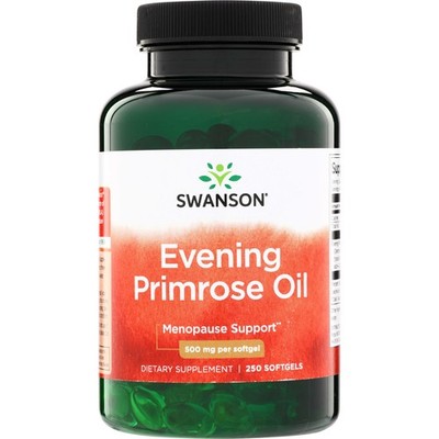 Swanson Evening Primrose Oil - 80 mg Gla 500 mg 250 Softgels