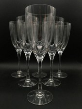 SET OF 6 DARTINGTON RACHAEL CRYSTAL CLARET RED WINE GLASSES CR2325