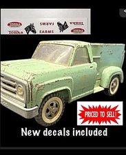 Tonka Farms 1968 Horse Truck Trailer In It’s Original Condition, Minus Horses