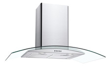 Candy CGM90NX/1 Chimney Cooker Hood 90cm - Stainless Steel / Glass (Grade A)