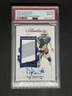 Dak Prescott 2021 Panini Flawless Sapphire 4/5 Patch Auto Dallas Cowboys JRSY #