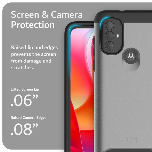 Moto G Power (2022) XT2165DL Case, TUDIA Slim-Fit MERGE Dual Layer - Picture 10 of 33