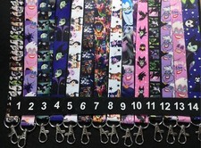 new 10pcs villain mix cartoon girl Lanyard Mobile Phone ID Card KeyChain Holder