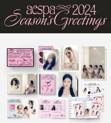 aespa シーグリ2024 AESPA SEASON'S GREETING SSGT 2024 PHOTOCARD POLAROID POSTER