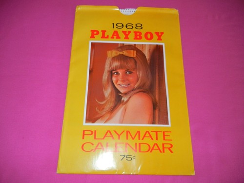 PLAYBOY PLAYMATE CALENDAR 1968 WITH SLEEVE