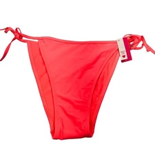 Xhilaration Women's Sz Large 8-10 High Leg High Waist String Bikini Swim Bottom