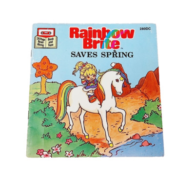 RAINBOW BRITE Saves Spring Read Along Book 1984 No Tape Vintage