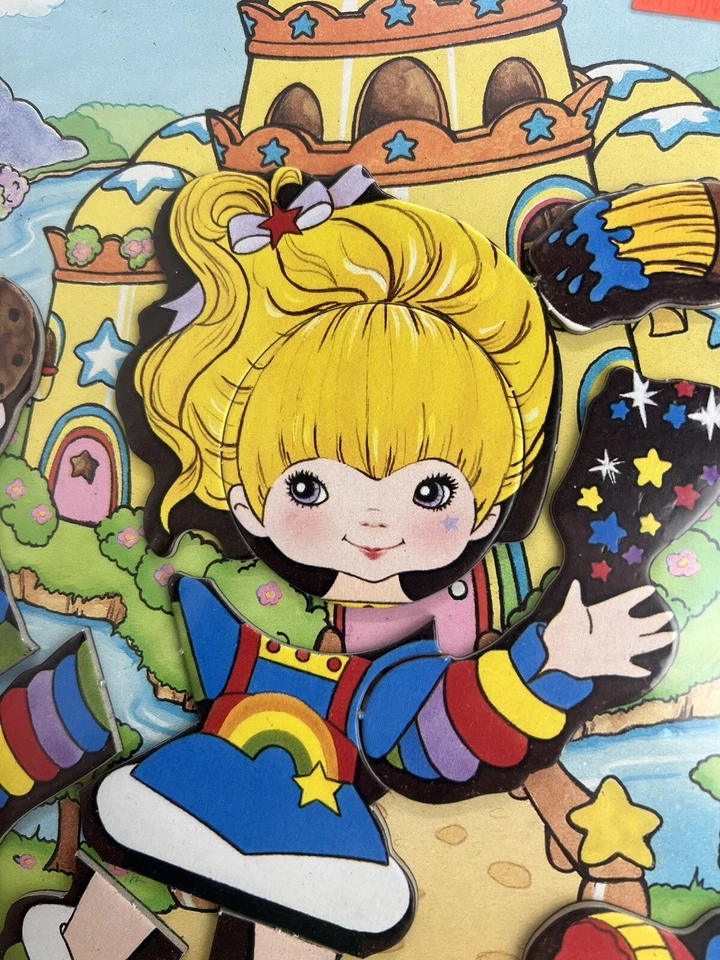 Rare Sealed Vintage NOS 1983 Hallmark Rainbow Brite Magnetic Puzzle 1980's - Image 4 of 4