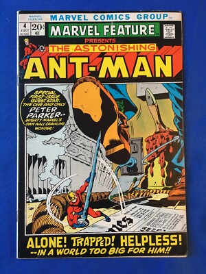 Marvel Feature #4 FN+ (6.5) MARVEL ( Vol 1 1972) 1st Ant-Man in title (C)