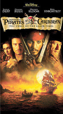 Pirates of the Caribbean: The Curse of the Black Pearl (VHS, 2003
