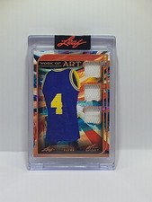 2023 Leaf Art of Sport Chris Webber Game Worn Jersey Patches Work of Art #d/35