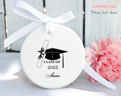 Personalized Class of 2025 Ornament– Custom Name – Graduation Gift with ...
