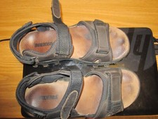 Wolverine Men's Brown Leather Sandals in VG-Shape, Size 9, Used, Made in USA.