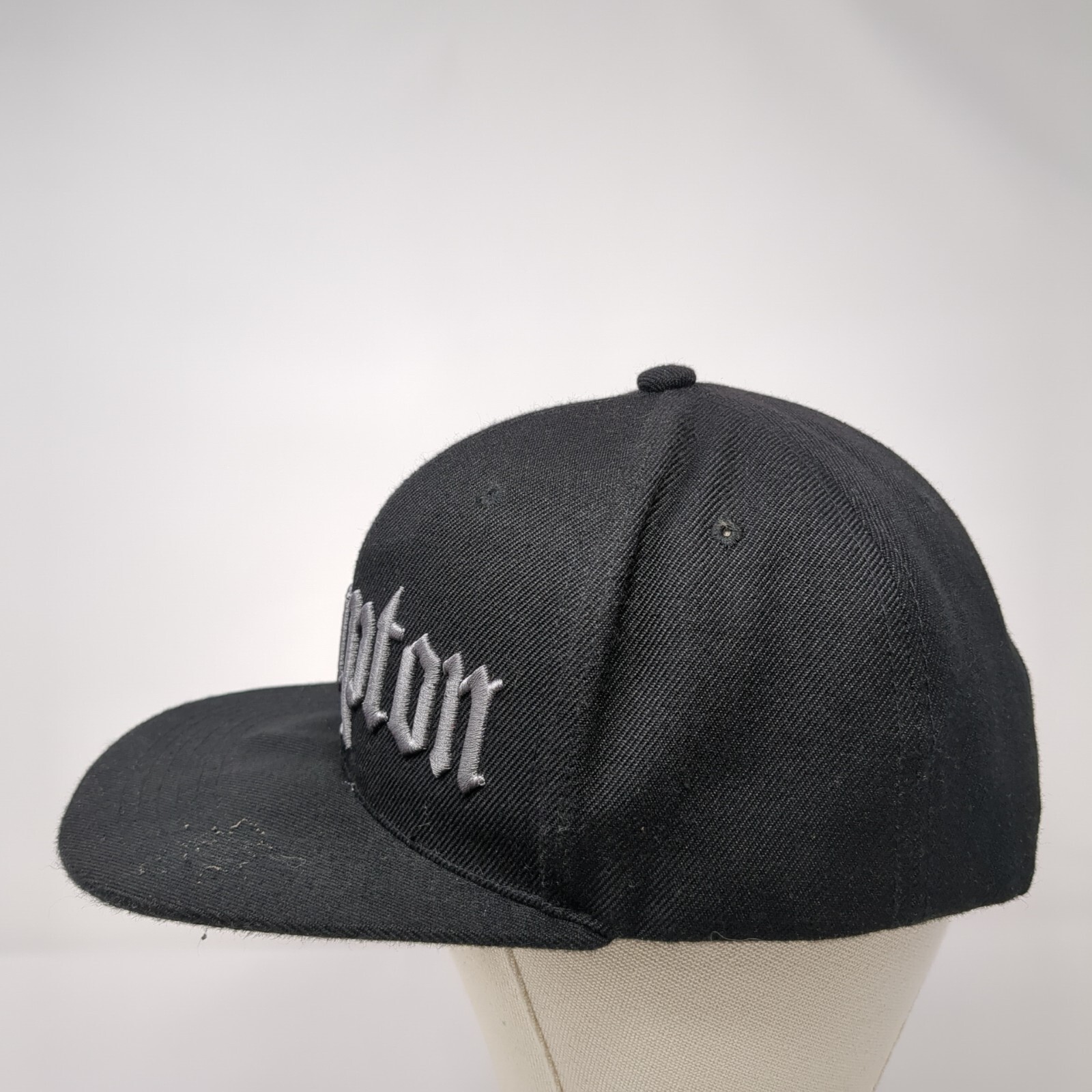Compton Snapback Hat Black One Size Adjustable Em… - image 3