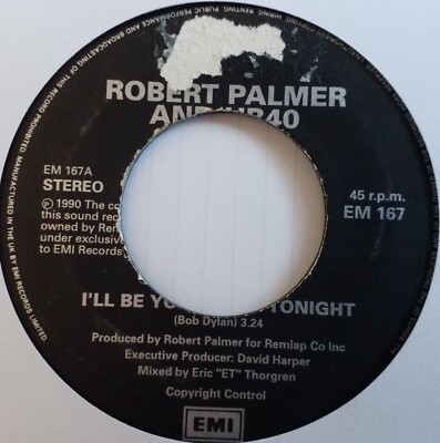 Robert Palmer & UB40 - I'll Be Your Baby Tonight - 7'' Vinyl Single