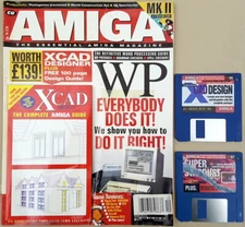 CU Amiga Magazine w/Disks ©1994 Dec. XCAD DESIGN w/Booklet - SUPER STARDUST Game