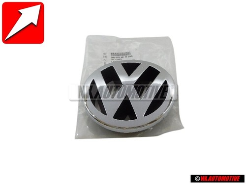 Genuine VW Front Grill Badge Emblem Chrome - 7M0853601M DRR