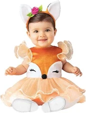 InCharacter Baby Fox Tutu Infant Costume Medium 12-18M