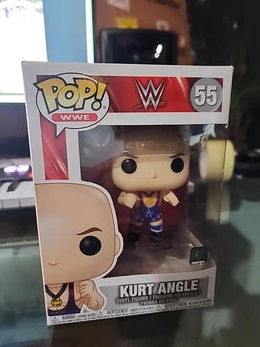 Funko Pop Wwe Kurt Angle 55 Protector Also Included