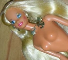 Vintage Mattel Barbie Blonde Sun Sensation Doll Dazzling Jewelry Sparkly Hair  1