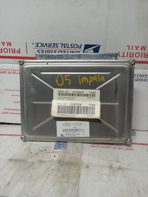 2005 CHEVY MONTE CARLO 3.4L V6 ECM ECU ENGINE COMPUTER 12583827 12582720 YKBB