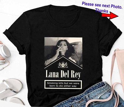 #ad Lana Del Rey Rockwell Smoking Unisex Shirt $14.88