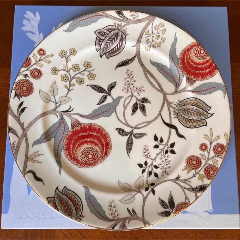 Wedgwood Pashmina Plate Platter 30cm with Box UNUSED Japan limited rare Vintage
