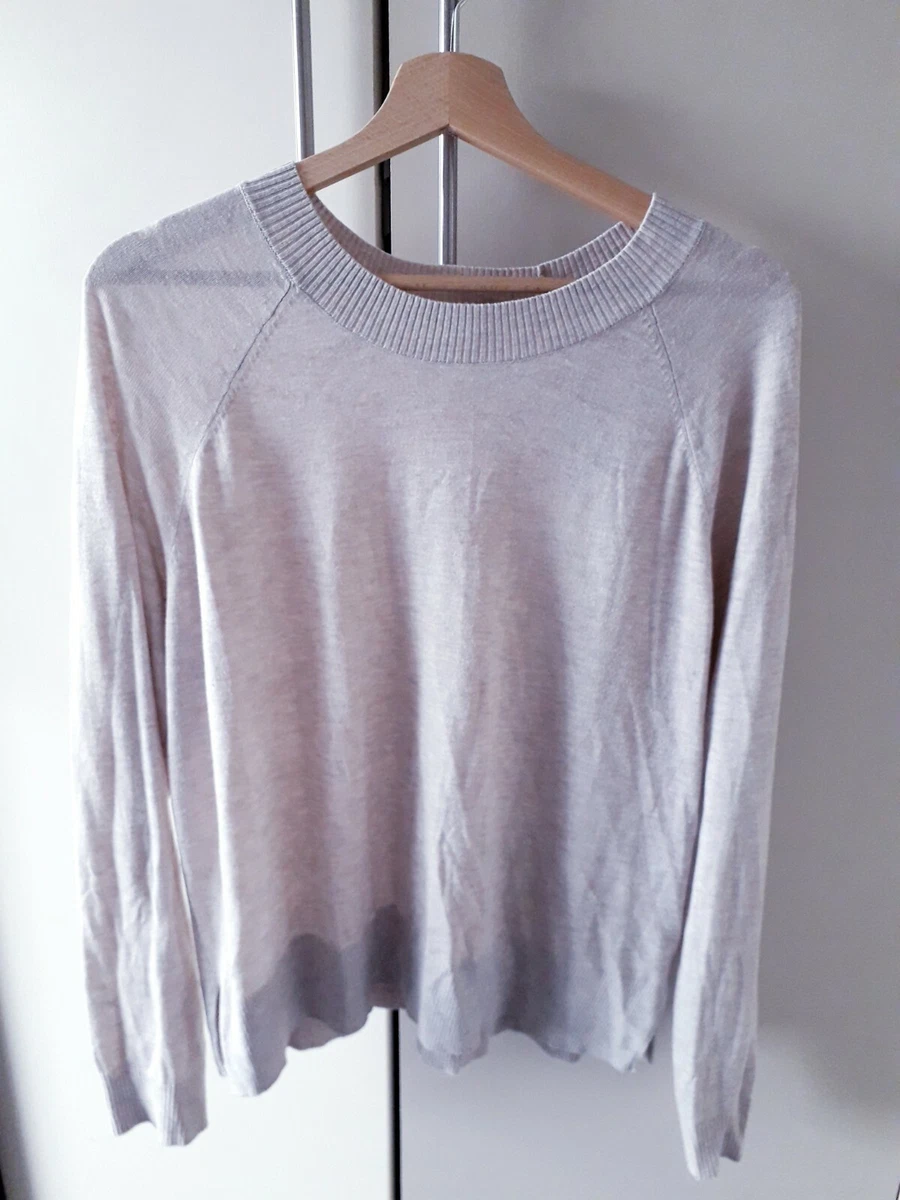 Hu0026amp;M Boat Neck Jumper Beige Size L | eBay