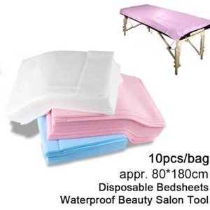 microblading bed disposable bedsheet 10pcs woven salon sheet non fabric beauty