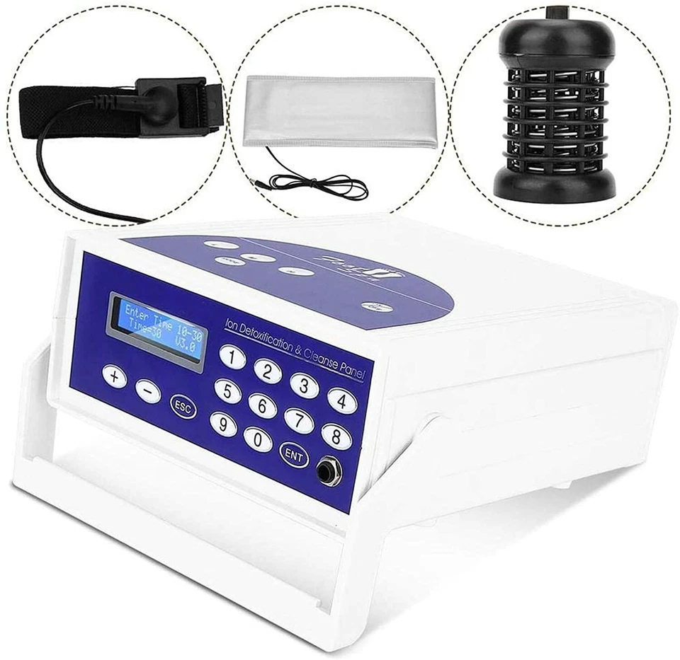 Kit de máquina spa baño pies desintoxicación iónica portátil limpieza acuática iónica con cinturón de mano Foto 2 de 4