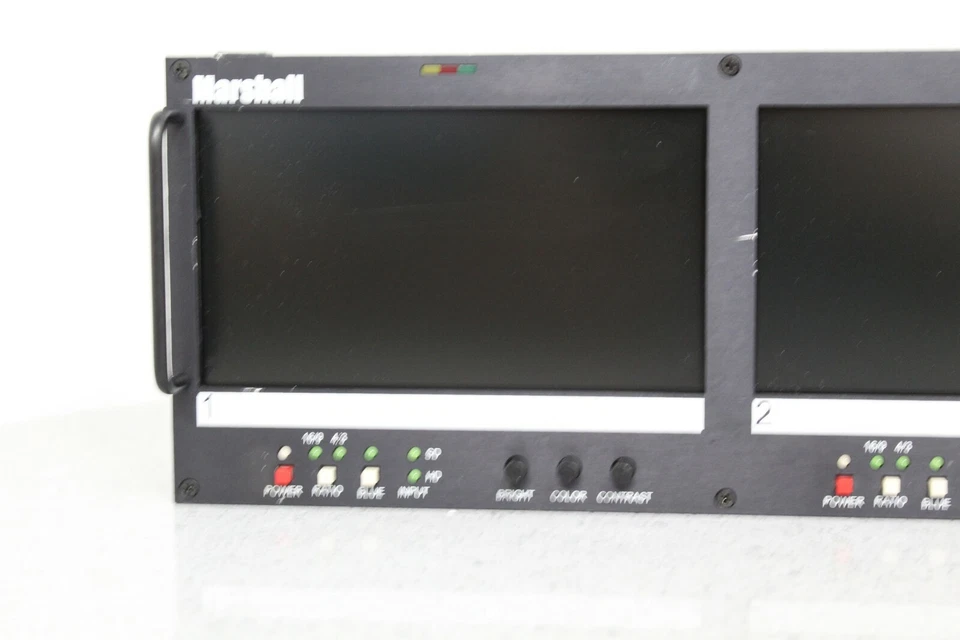 Montaje en rack triple monitor Marshall Electronics V-R653P-HDSDI totalmente probado Foto 2 de 4